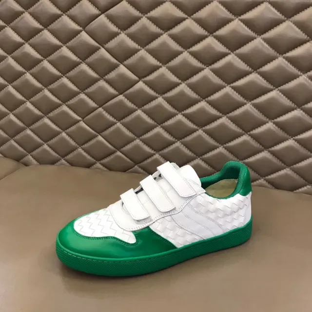 Bottega Veneta Cassette Sneaker White and Green Lifestyle Sneakers 5
