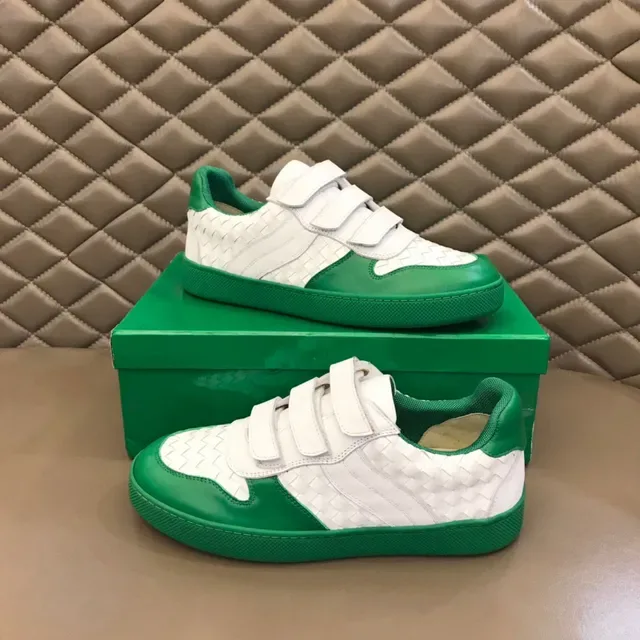 Bottega Veneta Cassette Sneaker White and Green Lifestyle Sneakers 7