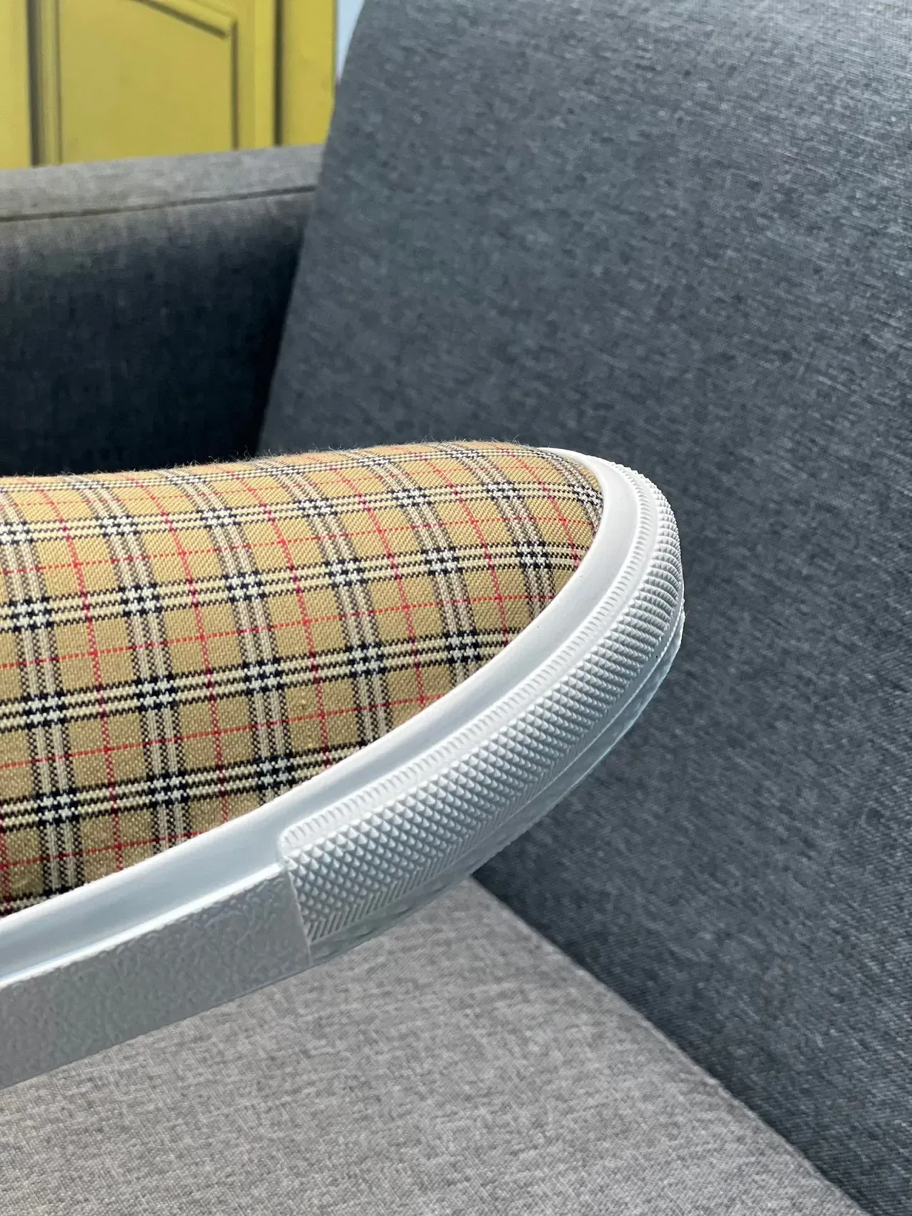 Burberry Check Mule Slip-On Casual Shoes 3