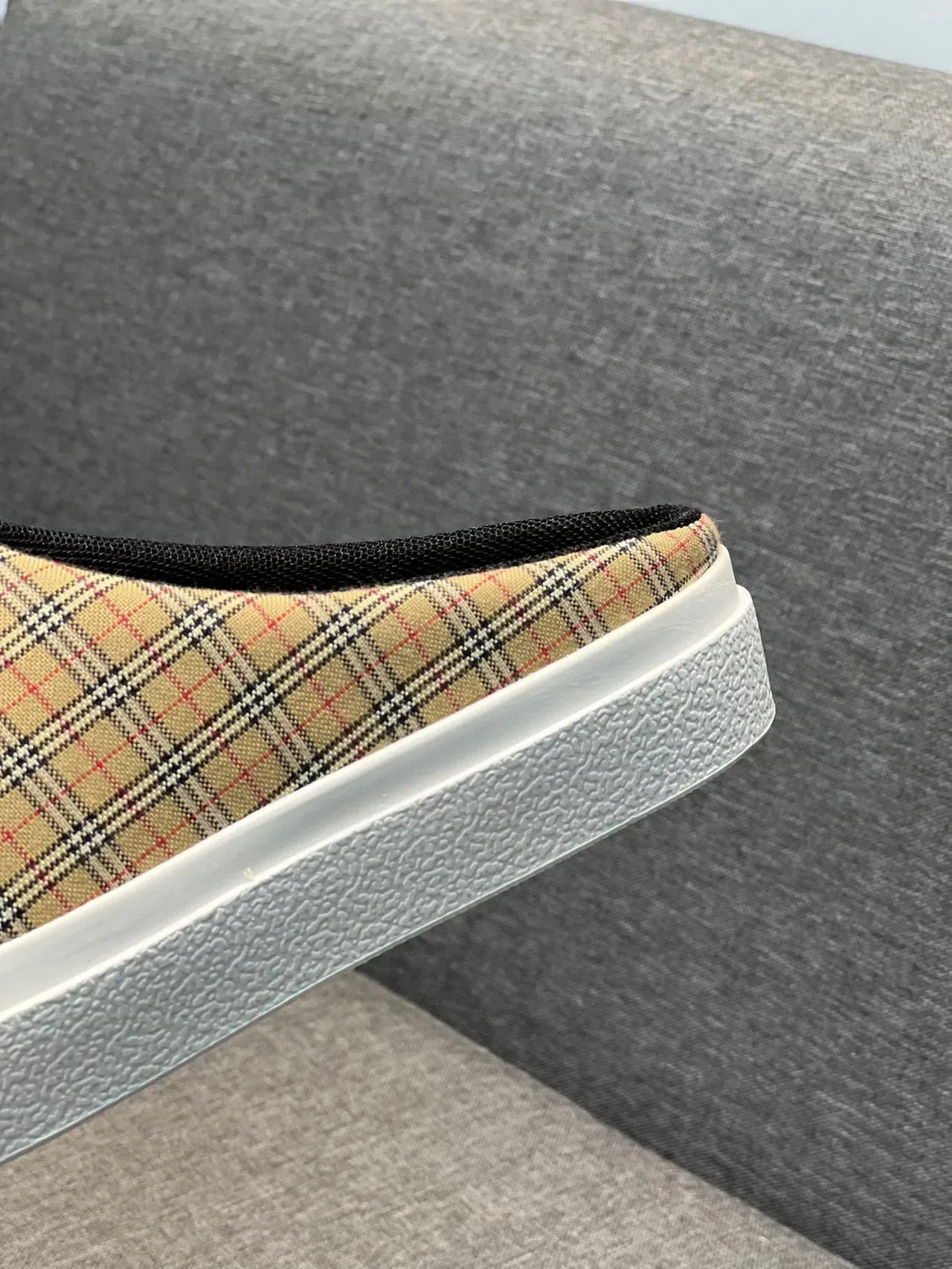 Burberry Check Mule Slip-On Casual Shoes 8