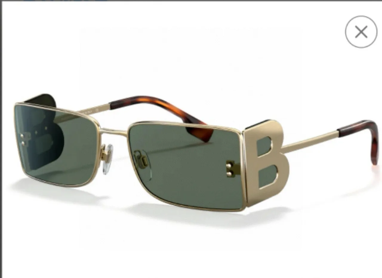 Burberry Monogram B-Logo نظارات شمسية ملونة وردية 5