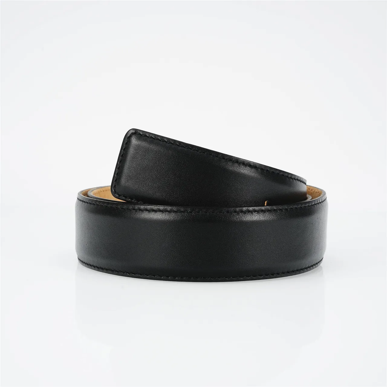 Burberry TB Monogram Belt Black Leather Belt 3