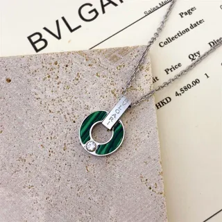 Bvlgari B.zero1 মালাখাইট ইনামেল এবং হীরা পেন্ডেন্ট মালা