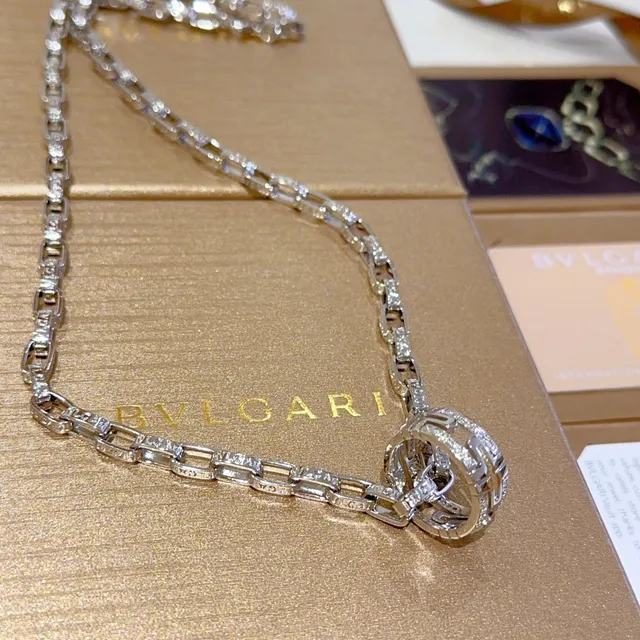 Bvlgari B.zero1 Pavé Diamond Link Necklace 7