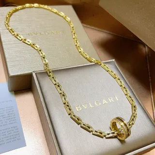 Bvlgari B.zero1 Roma Pavé Yellow Gold قلادة