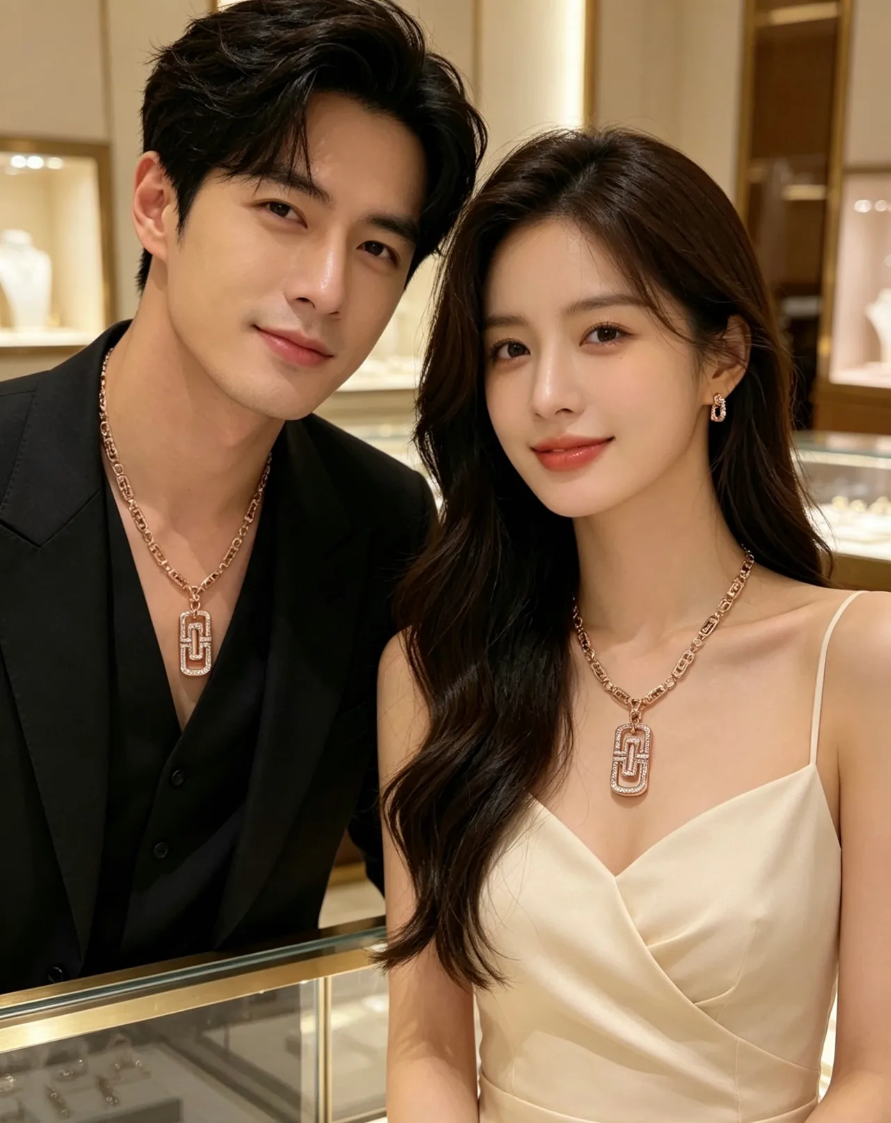 Bvlgari B.zero1 Or Rose Pavé et Émail Collier 5
