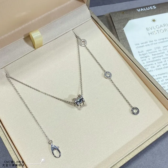 Bvlgari B.zero1 قلادة خاتم متراكم 3
