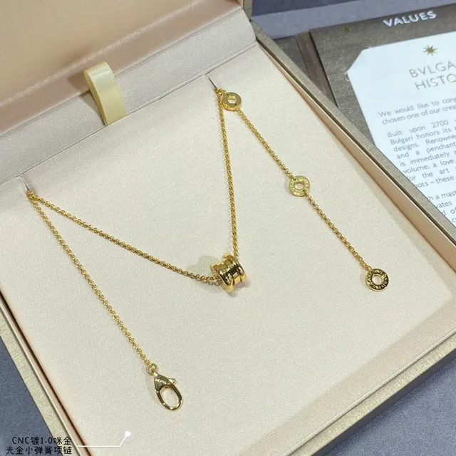 Bvlgari B.zero1 قلادة خاتم متراكم 4