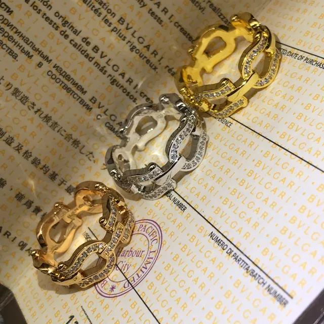Bvlgari Iconica Roma Chaîne Maillons Anneaux Pavé Diamants 2