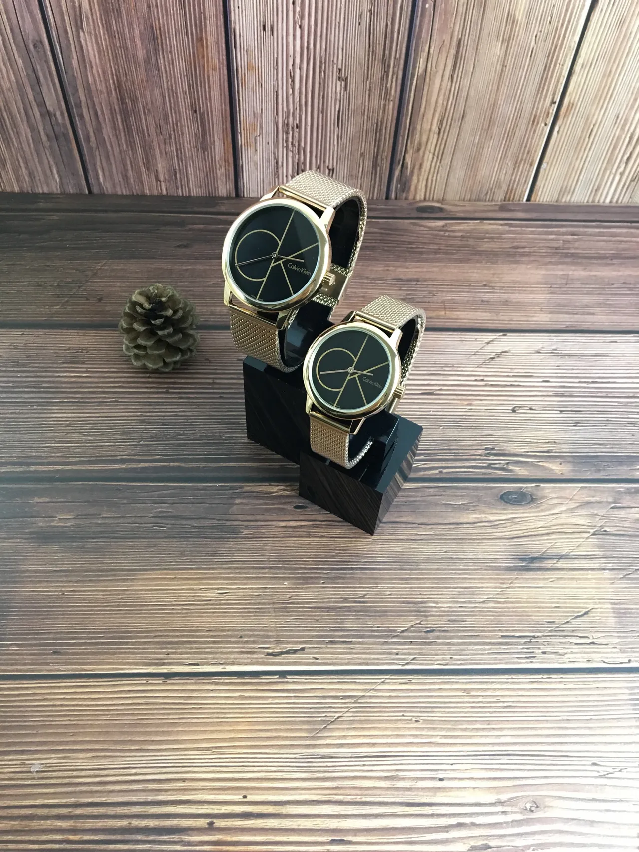 Calvin Klein Montre Minimal Or Argent Cadran Minimaliste Boîtier Quartz 4
