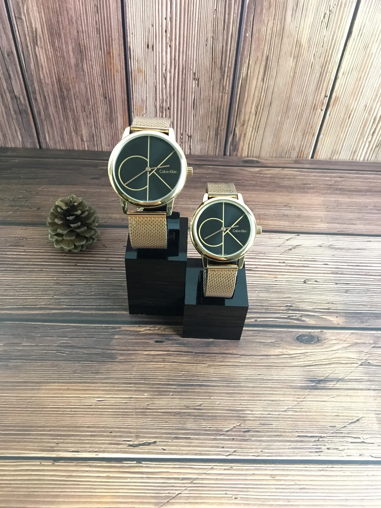 Calvin Klein Montre Minimal Or Argent Cadran Minimaliste Boîtier Quartz 5