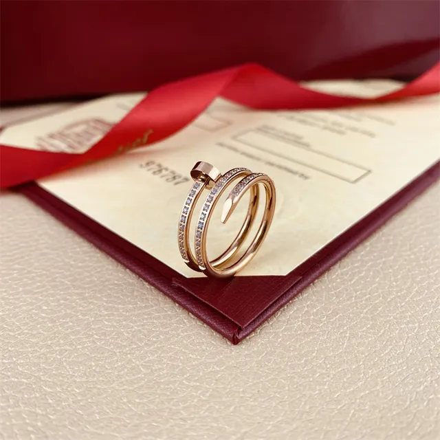 Cartier Juste un Clou Double Tour anel de ouro polido 3