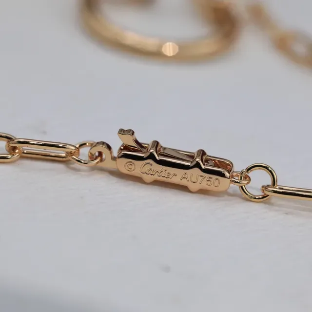 Cartier Juste un Clou Pavé Diamond Rose Gold Necklace 5