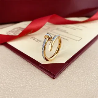 Cartier Juste un Clou Pavé Gold Ring