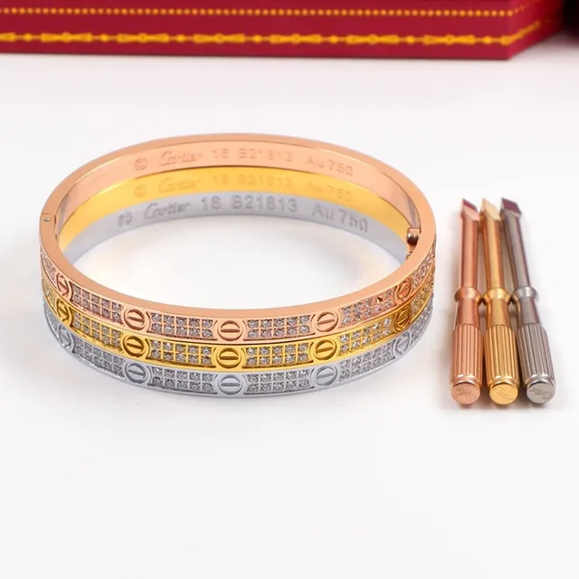 Cartier Juste un Clou Pavé Hinged Bangle Bracelets 7