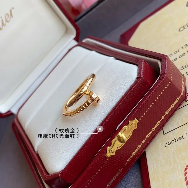 Cartier Juste un Clou Pavé Or Rose Bague Clou 7