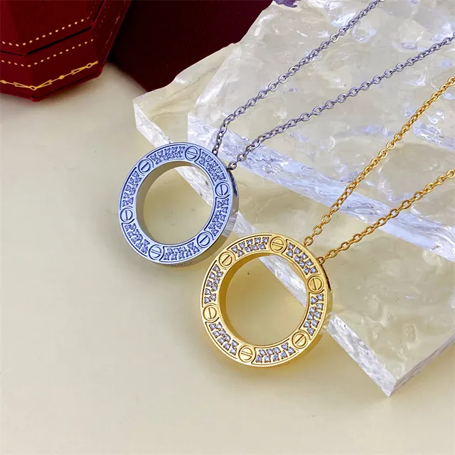Cartier Juste un Clou Pavé Or Rose Collier 3