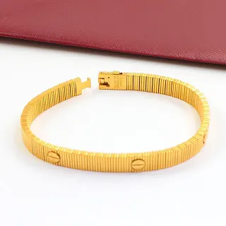 Cartier Juste un Clou Ribbed Gold Bracelet