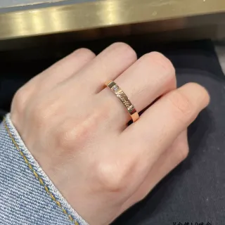 Cartier Juste un Clou Ring Rose Gold Single Stone Ring
