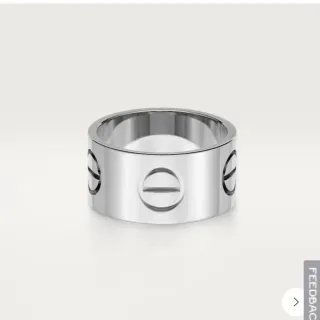 Cartier Juste un Clou Wide Band Silver Ring