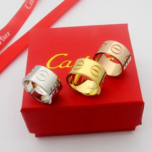Cartier Juste un Clou চওড়া ব্যান্ড সিলভার রিং 5