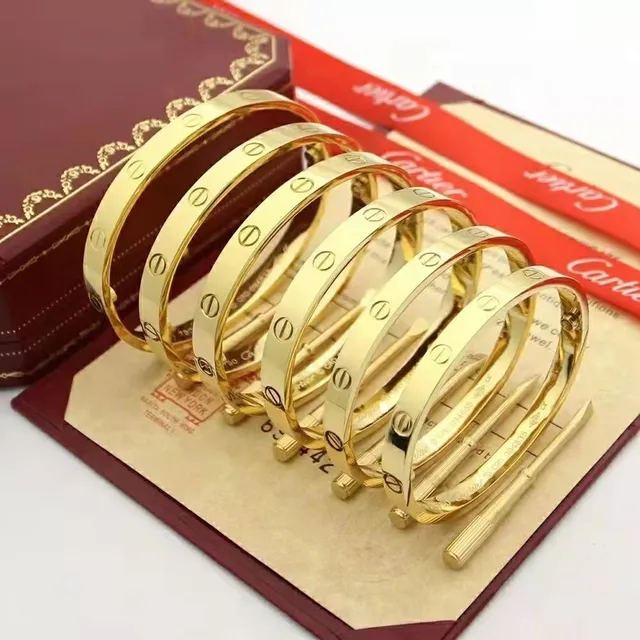 Cartier Love Bracelet Or Rose Pierre Unique Rigide à Charnière 3