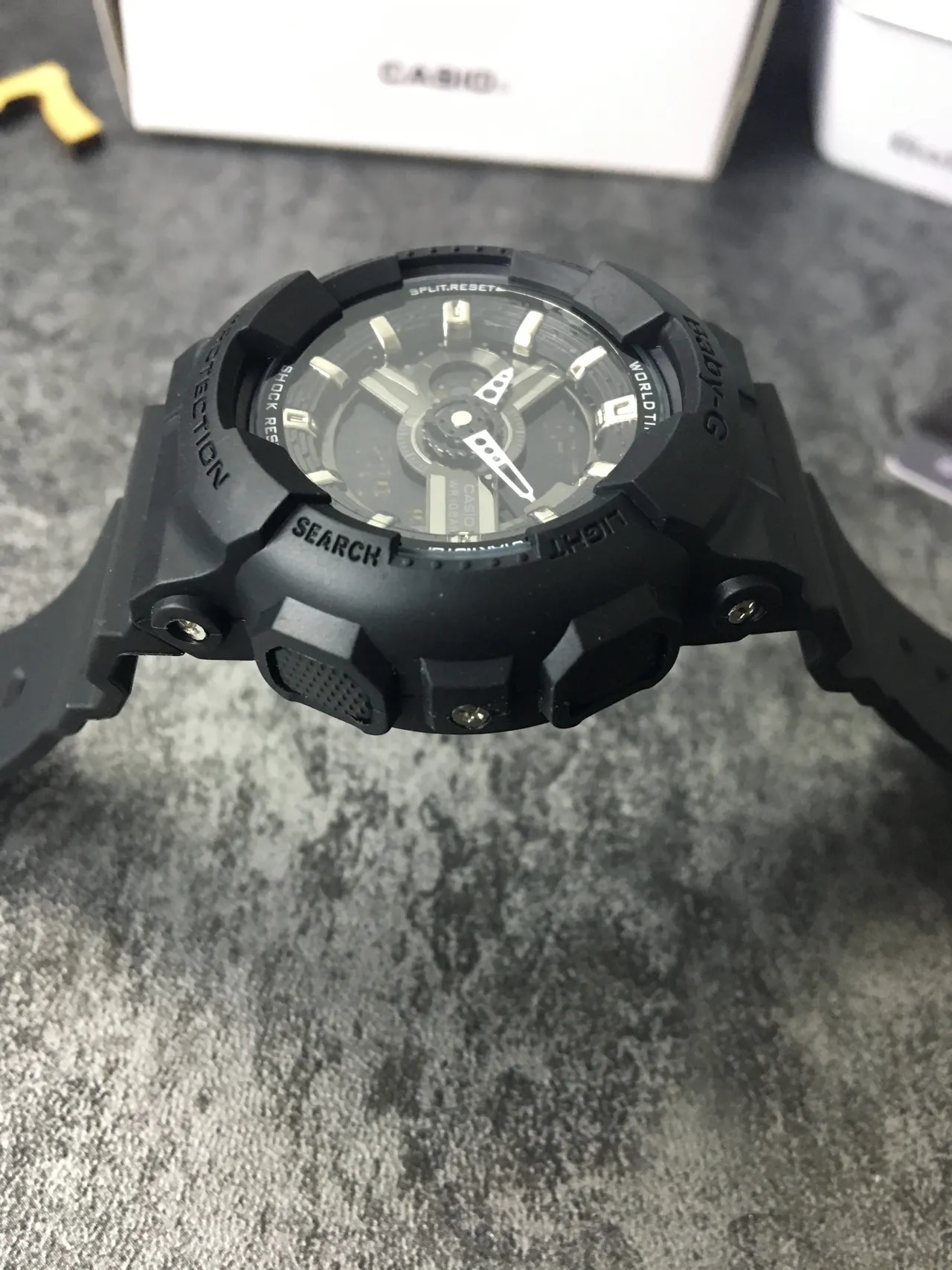 Casio Baby-G GA-110 Série Noir Mat Résine Montre Sport 4