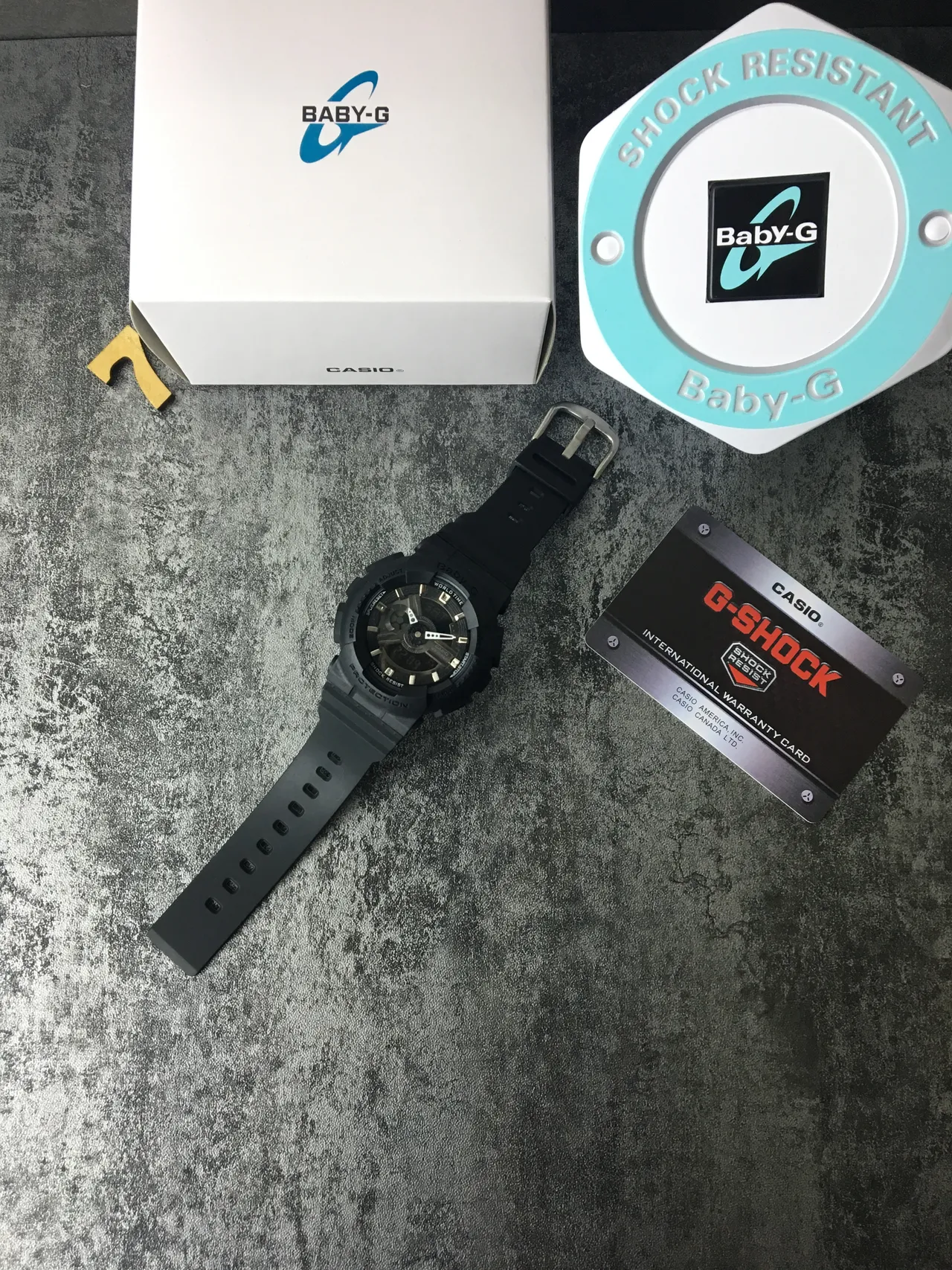 Casio Baby-G GA-110 Série Noir Mat Résine Montre Sport 6