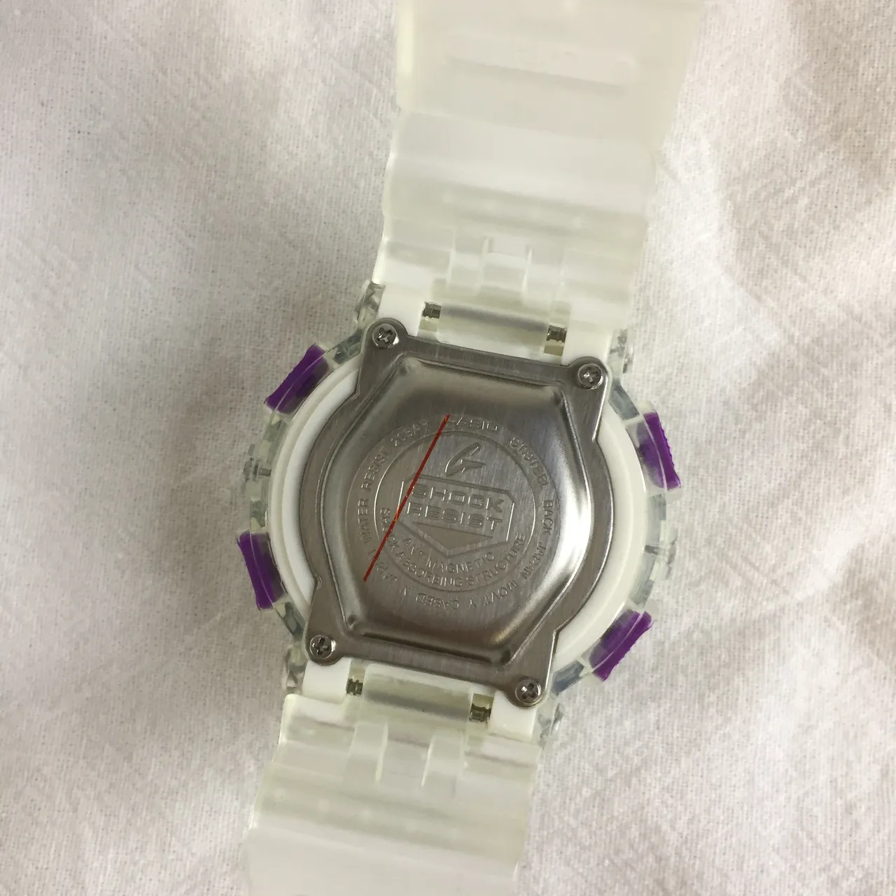 Casio Baby-G Montre en résine blanche translucide 2