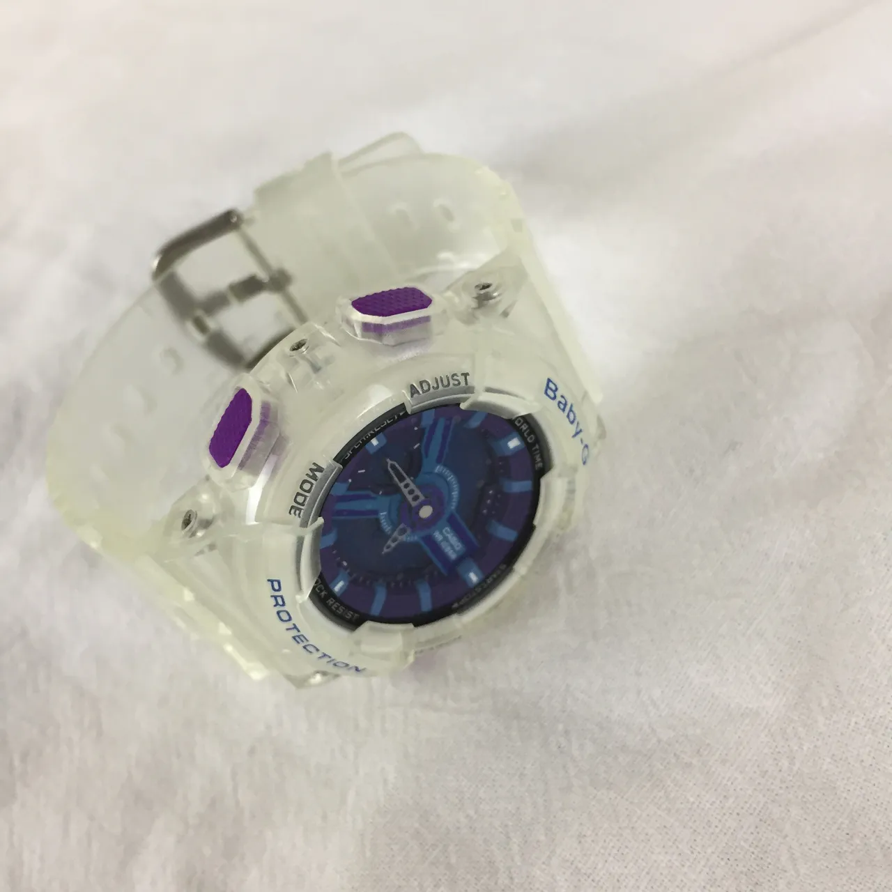 Casio Baby-G Montre en résine blanche translucide 6