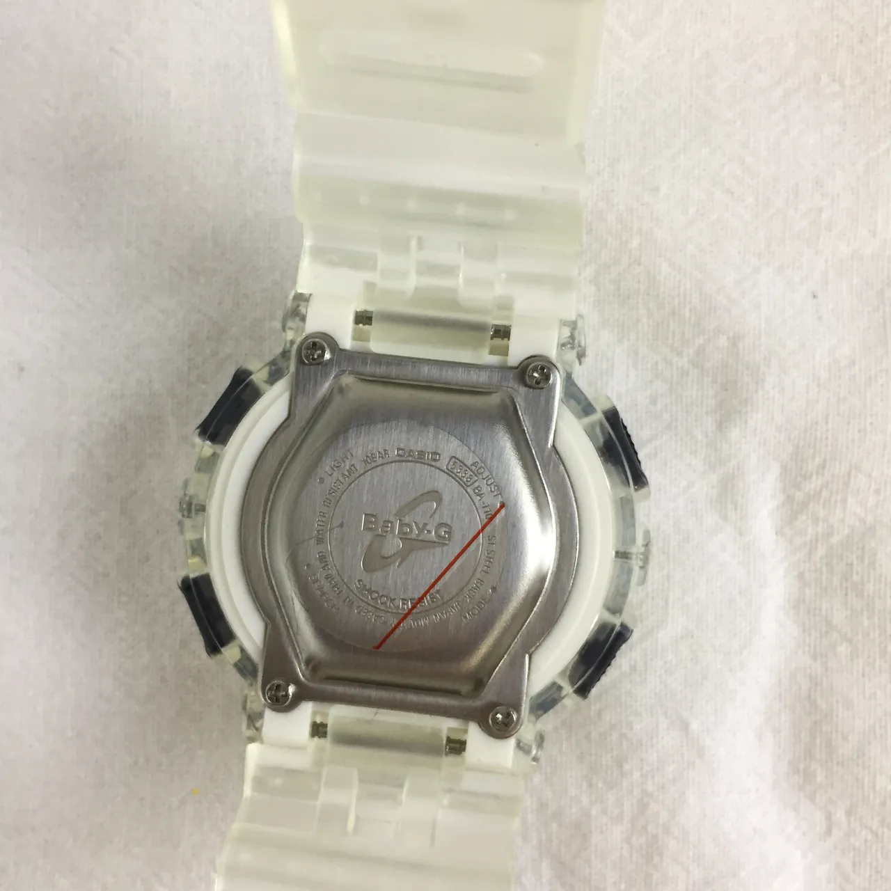Casio Baby-G Translucent White Sports Watch 2