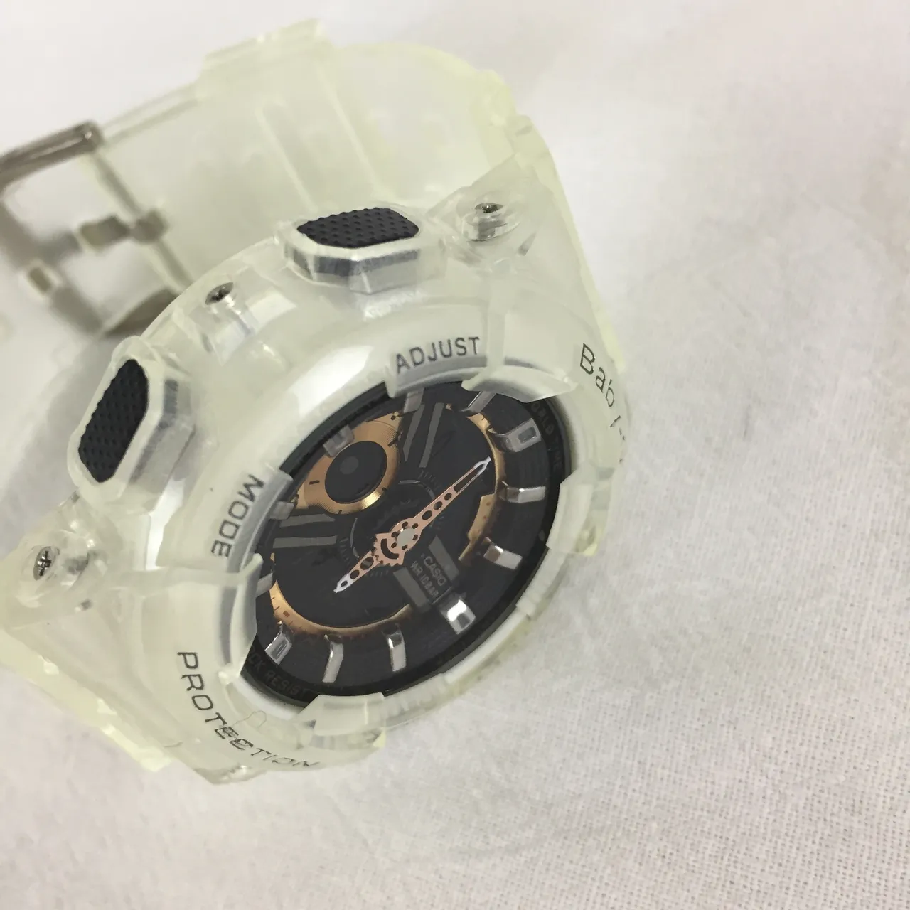 Casio Baby-G Translucent White Sports Watch 5