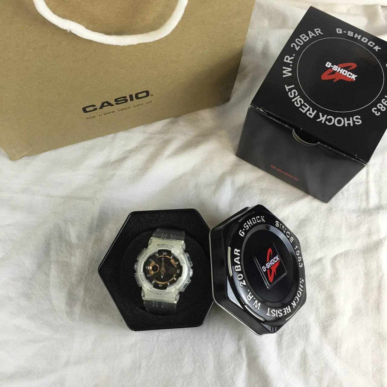 Casio Baby-G Translucent White Sports Watch 6