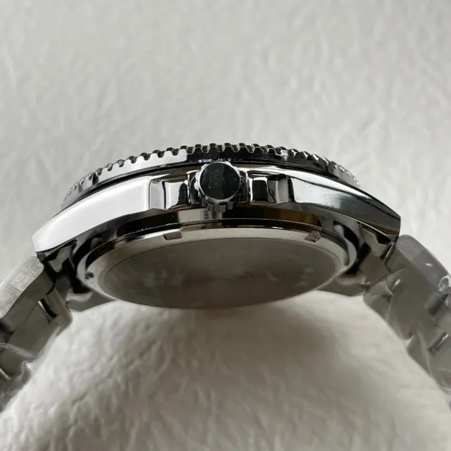 Casio Diver-style Blue Silver Dial Ceramic Bezel Watch 7