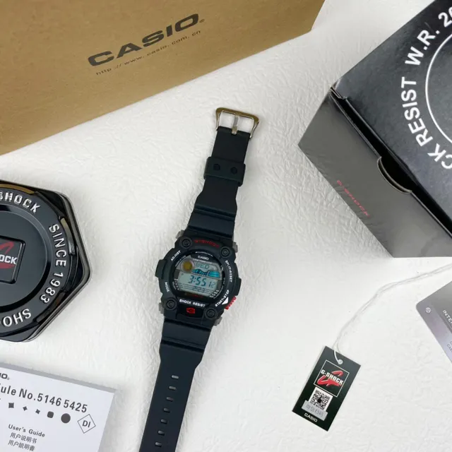 Casio G-Shock DW-5600 Black and Red Sports Watch 6