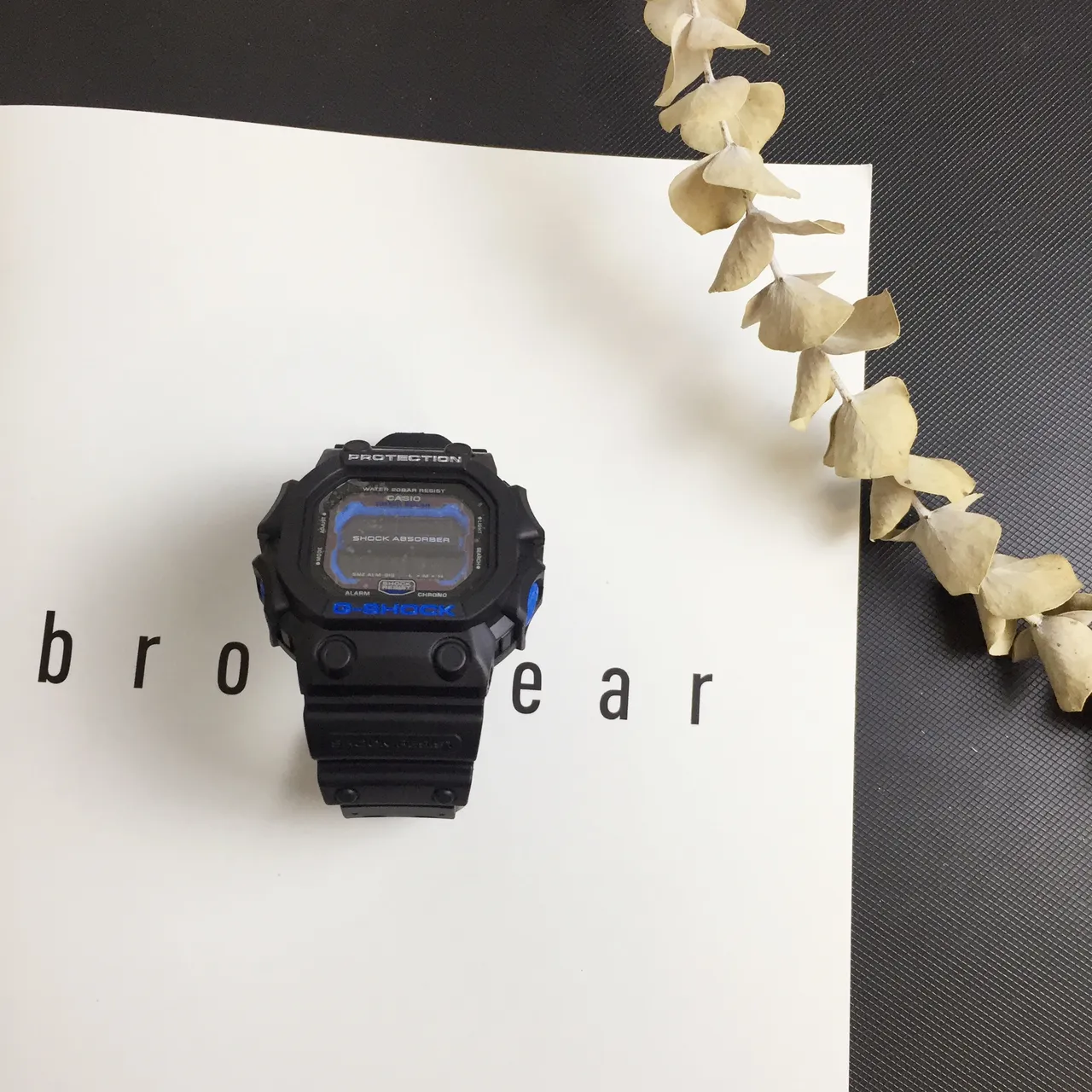 Casio G-Shock DW-5600 Black Blue Rugged Square Case LED Backlight Watch 2