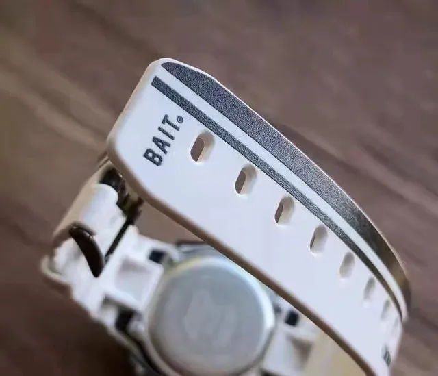 Casio G-Shock DW-5600 White and Black Sports Watch 6