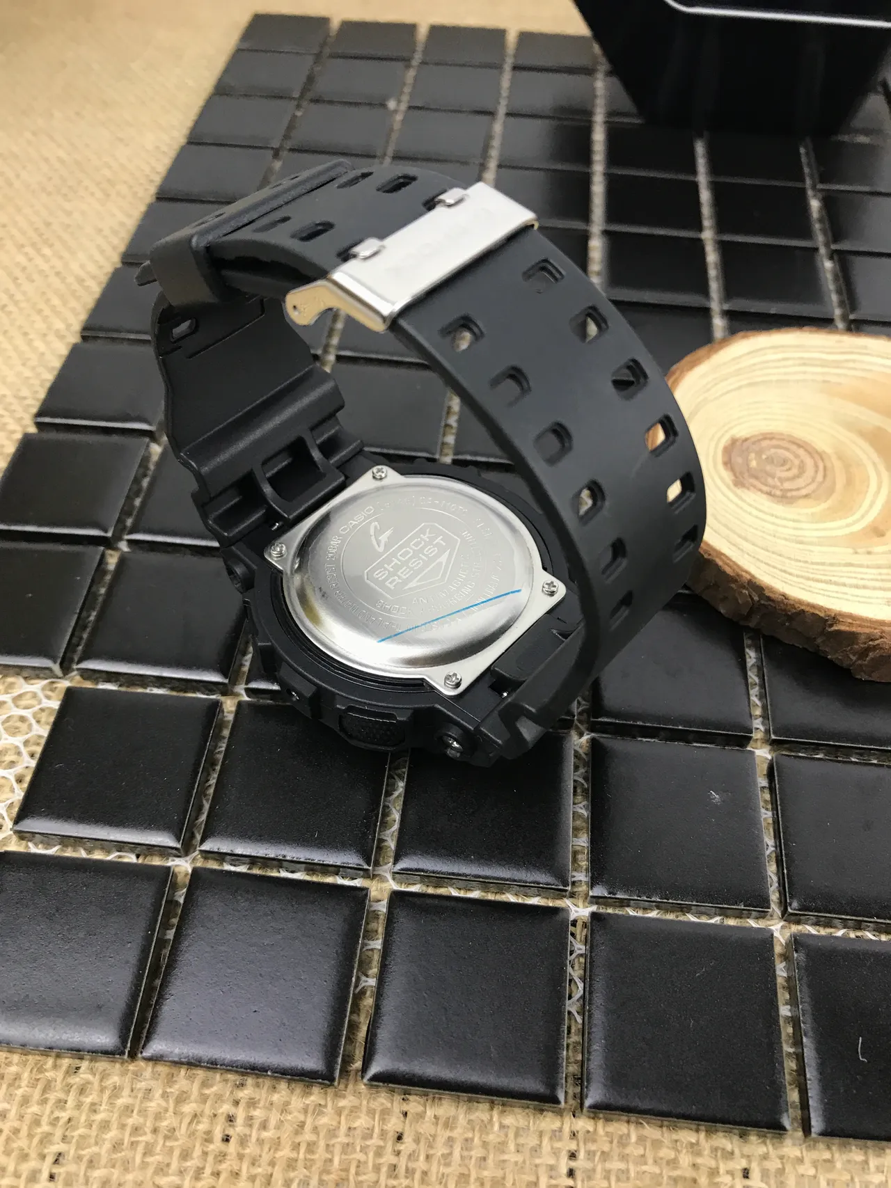 Casio G-Shock GA-100 Black and Blue Sports Watch 7