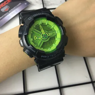 Casio G-Shock GA-110 Vert Citron Noir Montre Sport