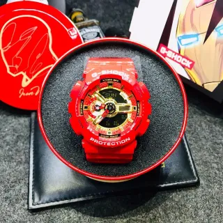 Casio G-Shock GA-110 Reloj deportivo Rojo y Oro