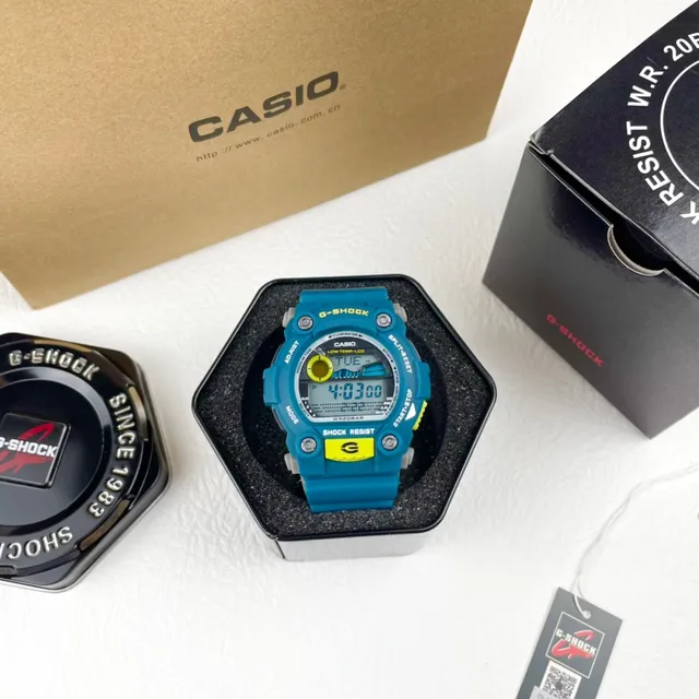 Casio G-Shock GA-2100 Turquoise et Jaune Montre sportive 4