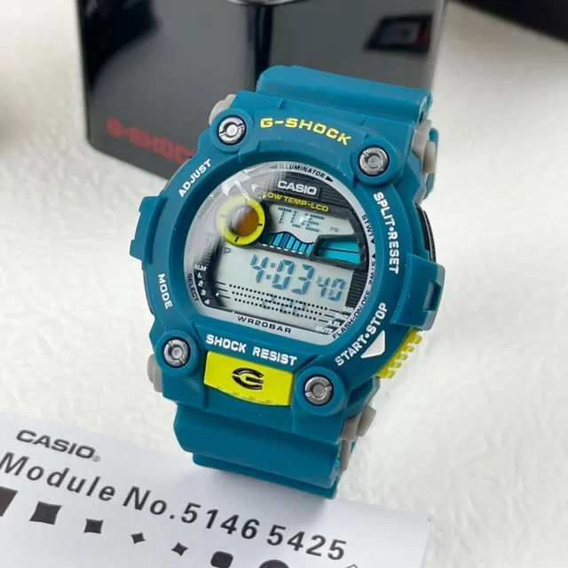 Casio G-Shock GA-2100 Turquoise et Jaune Montre sportive 6