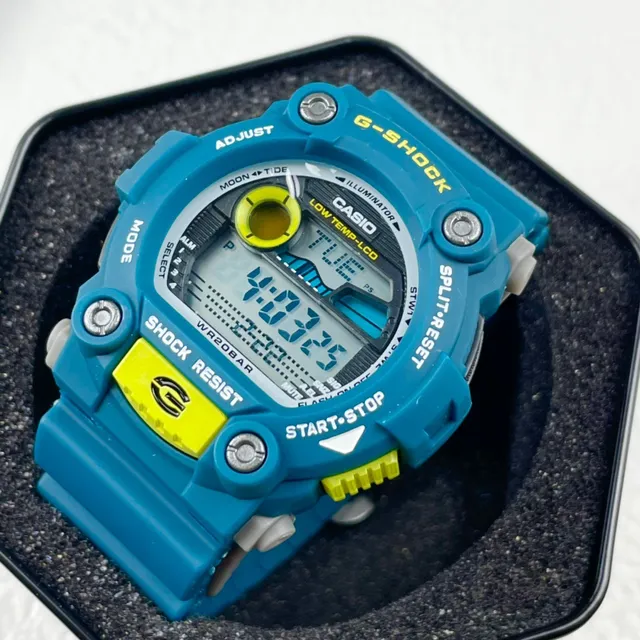 Casio G-Shock GA-2100 Turquoise et Jaune Montre sportive 7