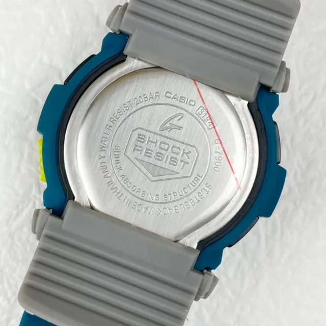 Casio G-Shock GA-2100 Turquoise et Jaune Montre sportive 8