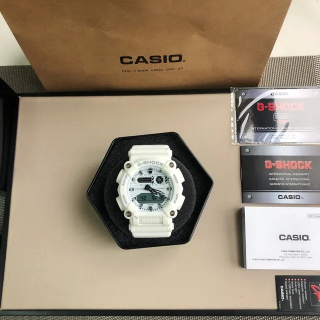 Casio G-Shock GA-2100 White Analog-Digital Sports Watch 6