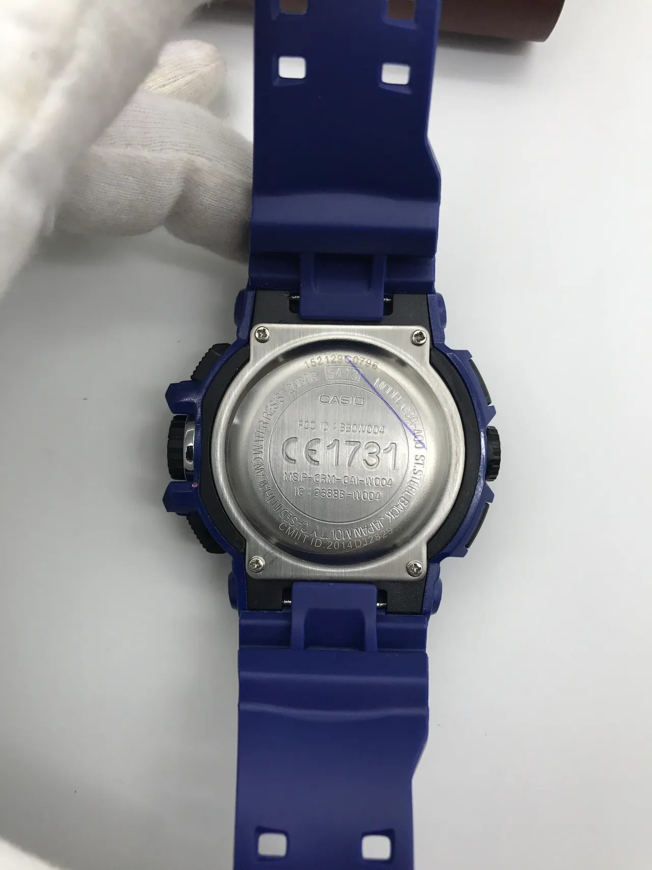 Casio G-Shock GA-B2100 Montre Sportive Hybride en Résine Bleue 3
