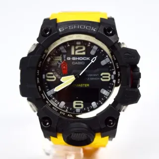 Casio G-Shock Mudmaster Black and Yellow Sports Watch