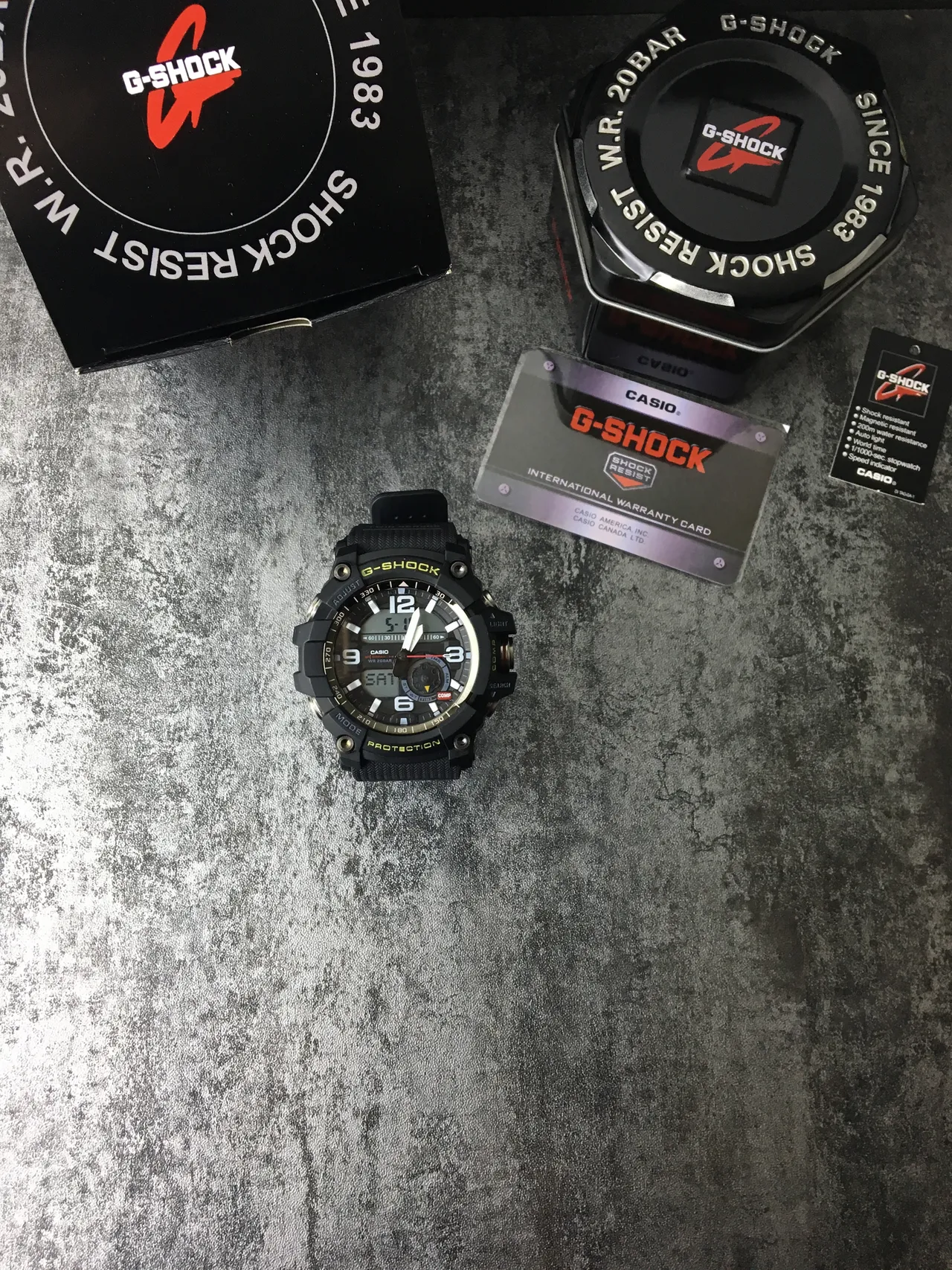 Casio G-Shock Mudmaster Black Yellow Sports Watch 2