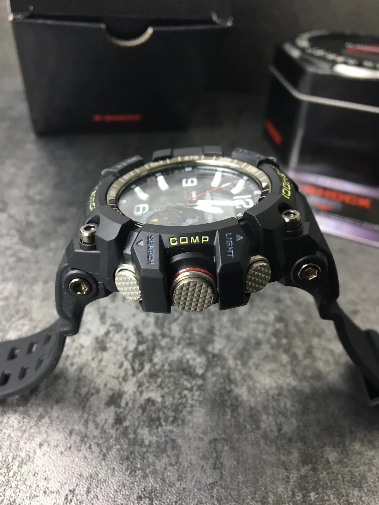 Casio G-Shock Mudmaster Black Yellow Sports Watch 4