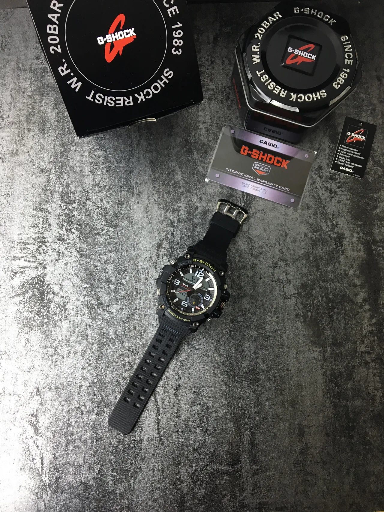 Casio G-Shock Mudmaster Black Yellow Sports Watch 6